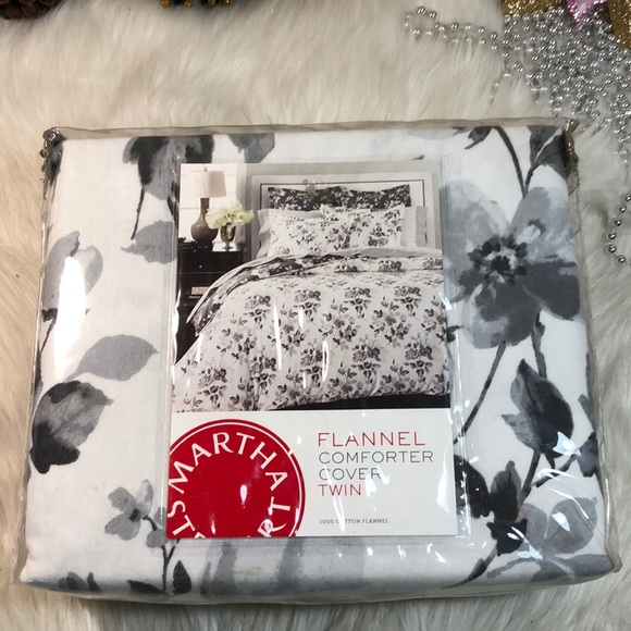 Martha Stewart Bedding Flannel Comforter Cover Twin Poshmark